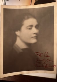 Vintage German Photographer Original Signed Emil Otto Hoppe of Fannie Hurst