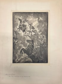 Vintage American New York Etching Signed John Shelton Eland
