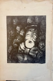 (2) Two Mystery WPA American Lithographs Signed
