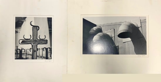 (2) Pair of American Arkansas artist photographer William Emmet Davis signed. They're both pencil