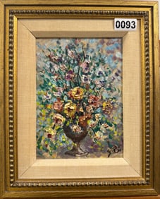 French Impressionist Georges D’Espagnat Still Life OIl Painting Signed