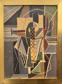 Early American Abstract Oil Painting Blanche Lazzell
