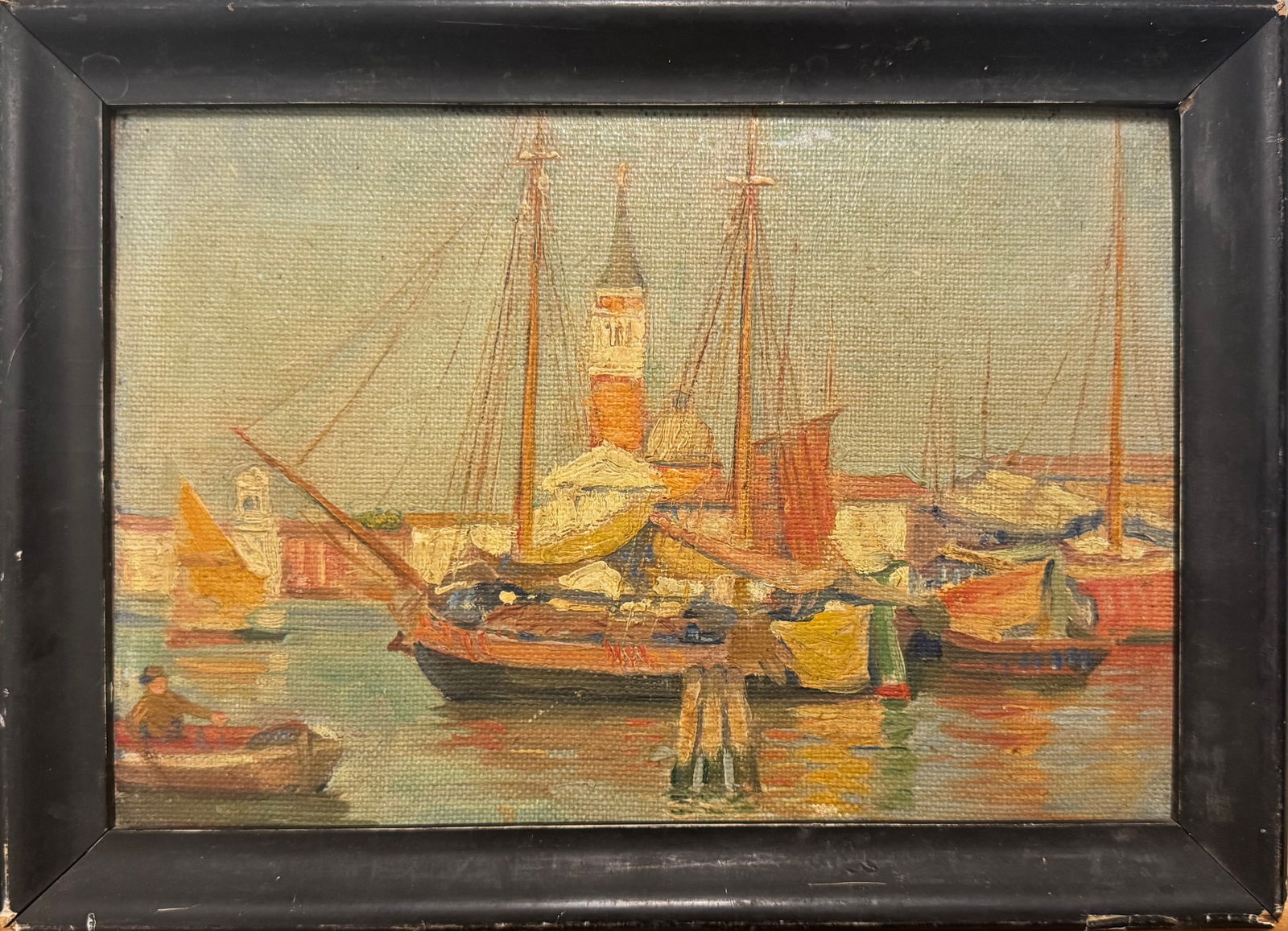 American impressionist Venice scene Oil Painting (1 of 5)