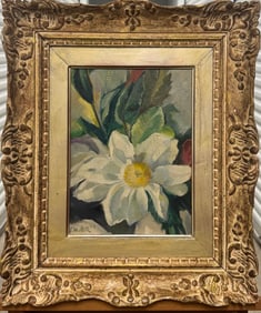 American Impressionist Philadelphia Ten Artist Sue May Gill Still Life Oil Painting
