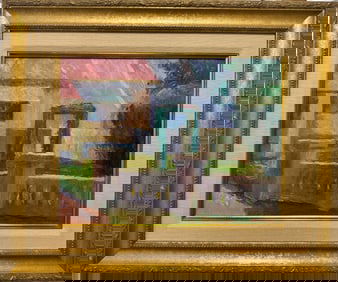 Canadian Impressionist Susan Elkins Oil Painting Signed