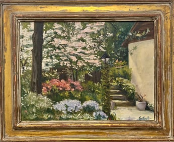 Polish Ukraine Impressionist Erno Erb Oil Painting Signed