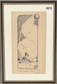 Alanson Burton Walker New York American Illustration Original Signed