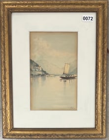 English Australia Artist Mortimer Menpes Venice Watercolor Signed