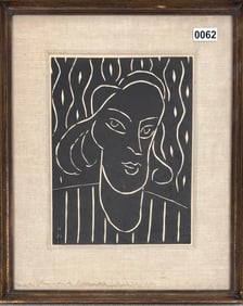 French Artist Fauvist Henri Matisse Linocut Teeny
