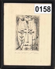 French Artist Modern Andre Masson Etching