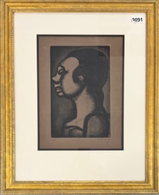 French Artist George Rouault Aquatint Signed