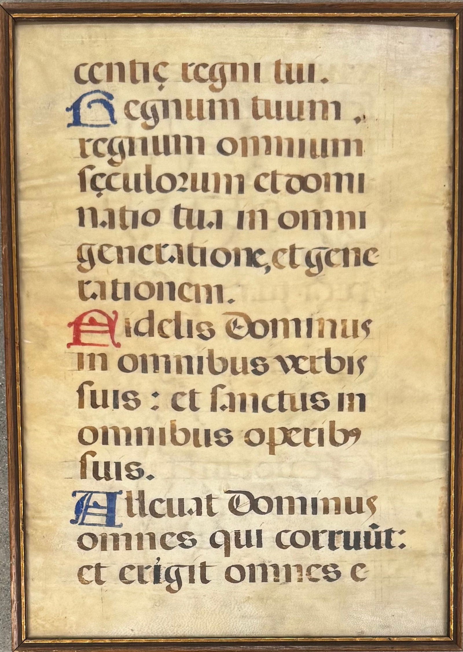 16th Century Illuminated Hymnal Manuscript (1 of 2)