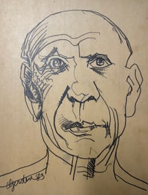 American Illustration New York Gerry Gersten Picasso Original SIgned #7