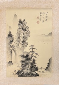 Japanese Artist Gizan Izuno, Japanese, “Nanga