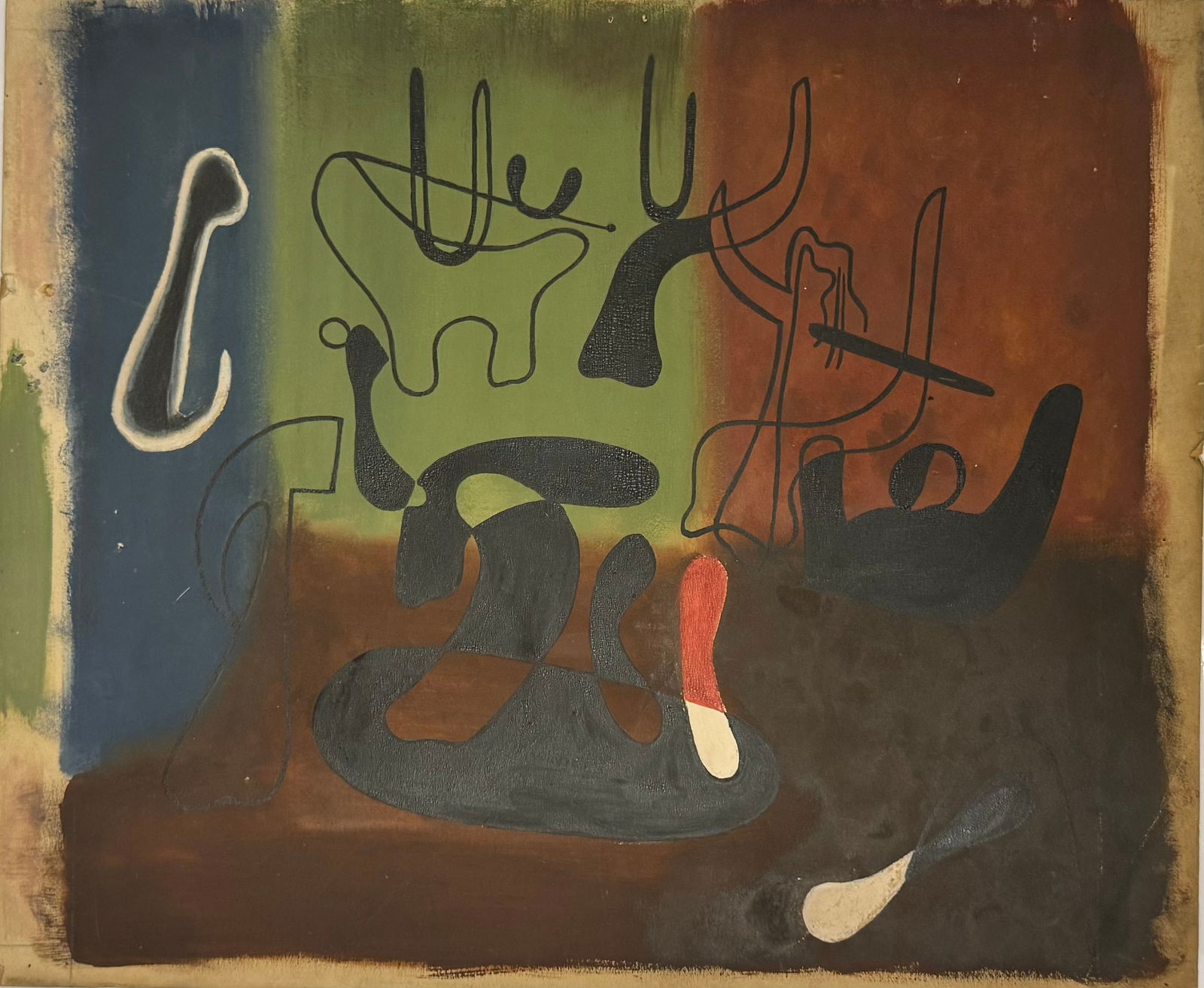 Joan Miro "Barcelona" Oil Painting Study (1 of 4)