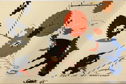 American Artist After Alexander Calder, A Piece of My Workshop, 1948