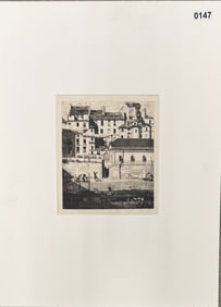 Edmund Gosselin after Charles Meryon, “La Morgue?? 1881 etching
