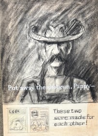 American Illustration Joseph Quine Original