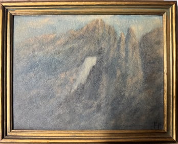 American Tonalist Artist Tuscon Arizona Oil Painting Signed