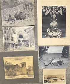 Six Vintage Photographs One signed Hans Ertl German