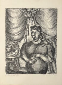 American Artist Alabama Katherine C. Smith Lithograph Signed