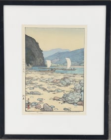 Japanese Artist Toshi Yoshida Color woodblock #1