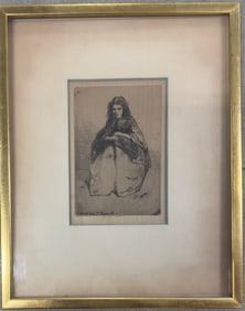 James McNeill Whistler “Fumette.?? Etching