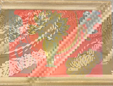 French Artist Modern Henri Matisse "Nature Mort au Magnoilia" Color Lithograph