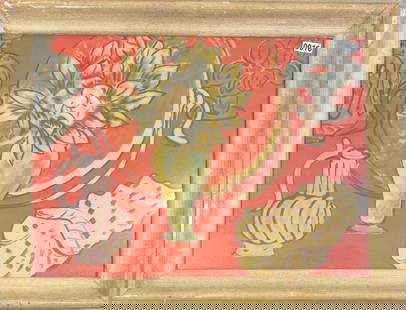 French Artist Modern Henri Matisse "Nature Mort au Magnoilia" Color Lithograph: French Artist Modern Henri Matisse "Nature Mort au Magnoilia" Color Lithograph 1941. Color lithograph, 20&rdquo; by 27-1/2&rdquo;. Signed in stone LR and noted 12/41 in stone.