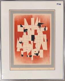 Mexican Artist Carlos Merida Serigraph Signed