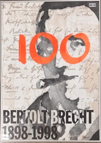 Susan C. Harp Canadian Bertold Brecht Anniversary Poster.