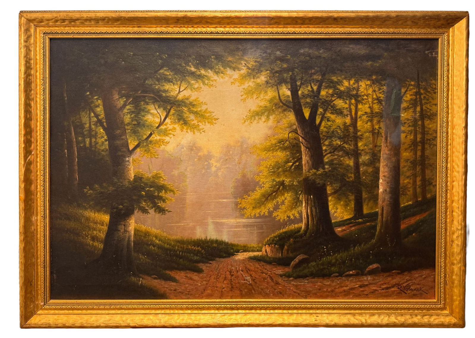 Classic Landscape Oil Painting by Austrian Artist Raimund Volanek Signed (1 of 5)