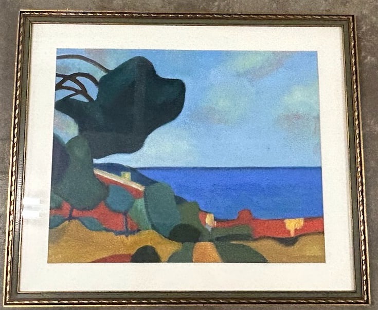 Vintage French Modernist Painting (1 of 2)