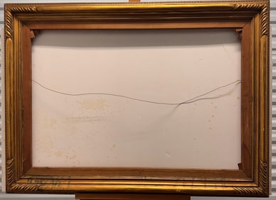 Vintage American Impressionist Oil Painting Frame