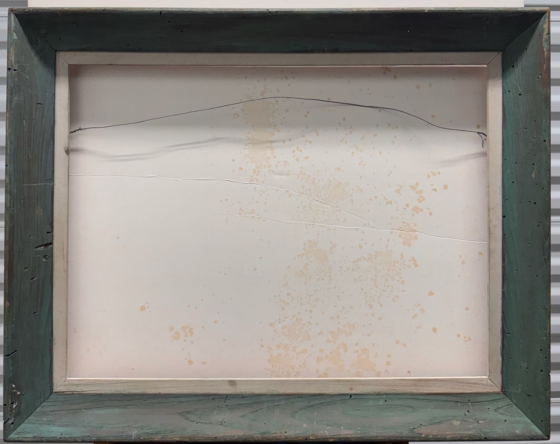 Vintage American Modernist Oil Painting Frame Fits 18x24: Measuring: Overall size 24" x 30"; Opening size : 18" x 24"We will have two pick up days by appointment the week following our sale! Local delivery is also available around the area for large pieces o