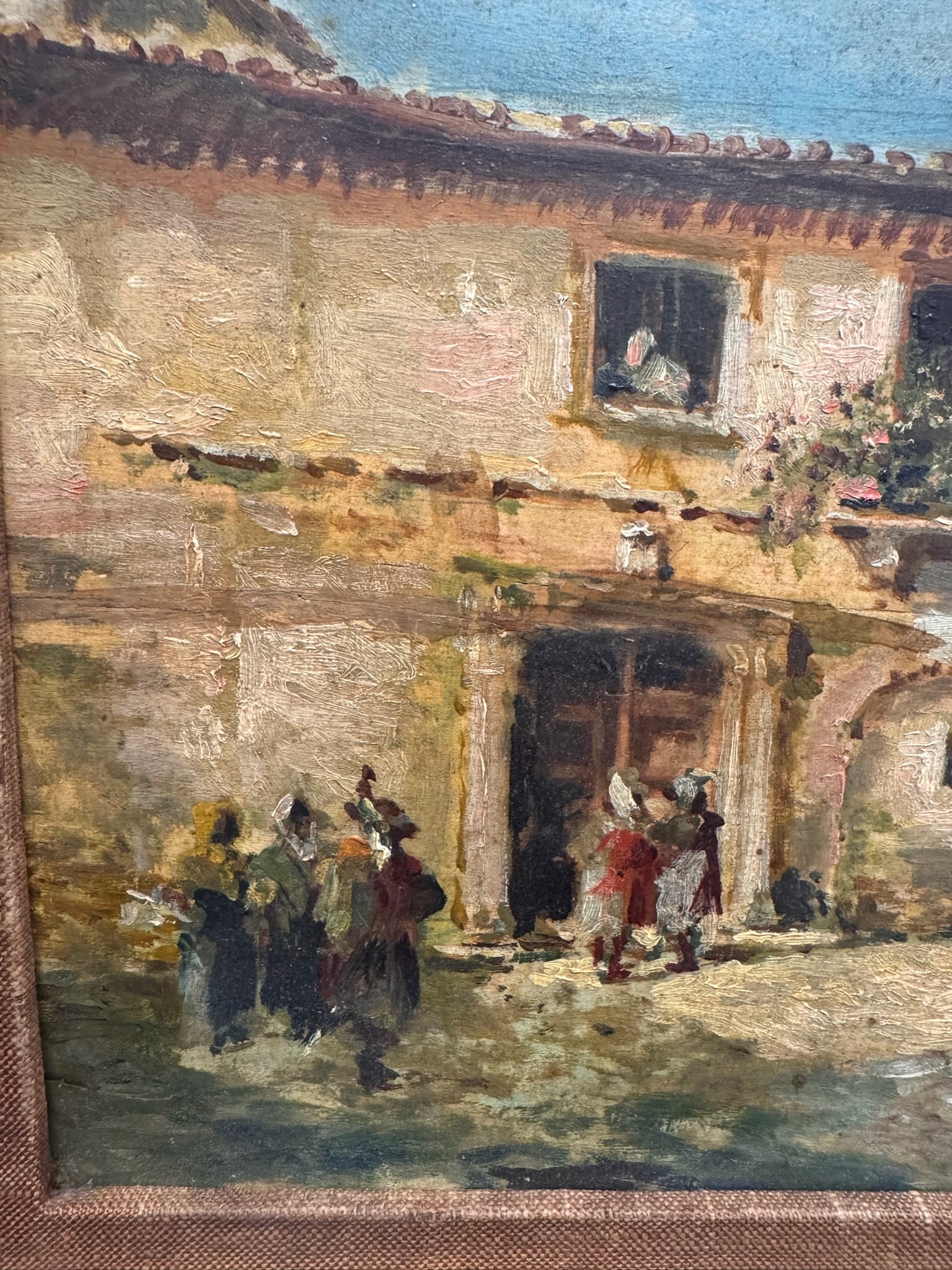 19th Century Oil on panel Orientalist Scene Signed Mystery 2 (1 of 4)