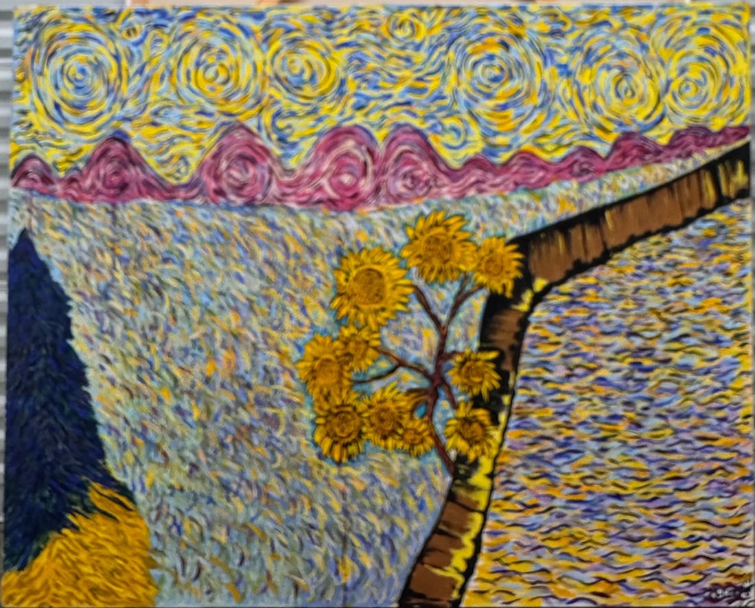 Urbie Cooper African American New York Urban Expressionist Artist Signed Oil Painting 12 (1 of 3)