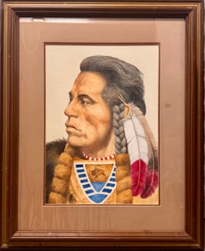 Vintage American Modernist Oil Painting