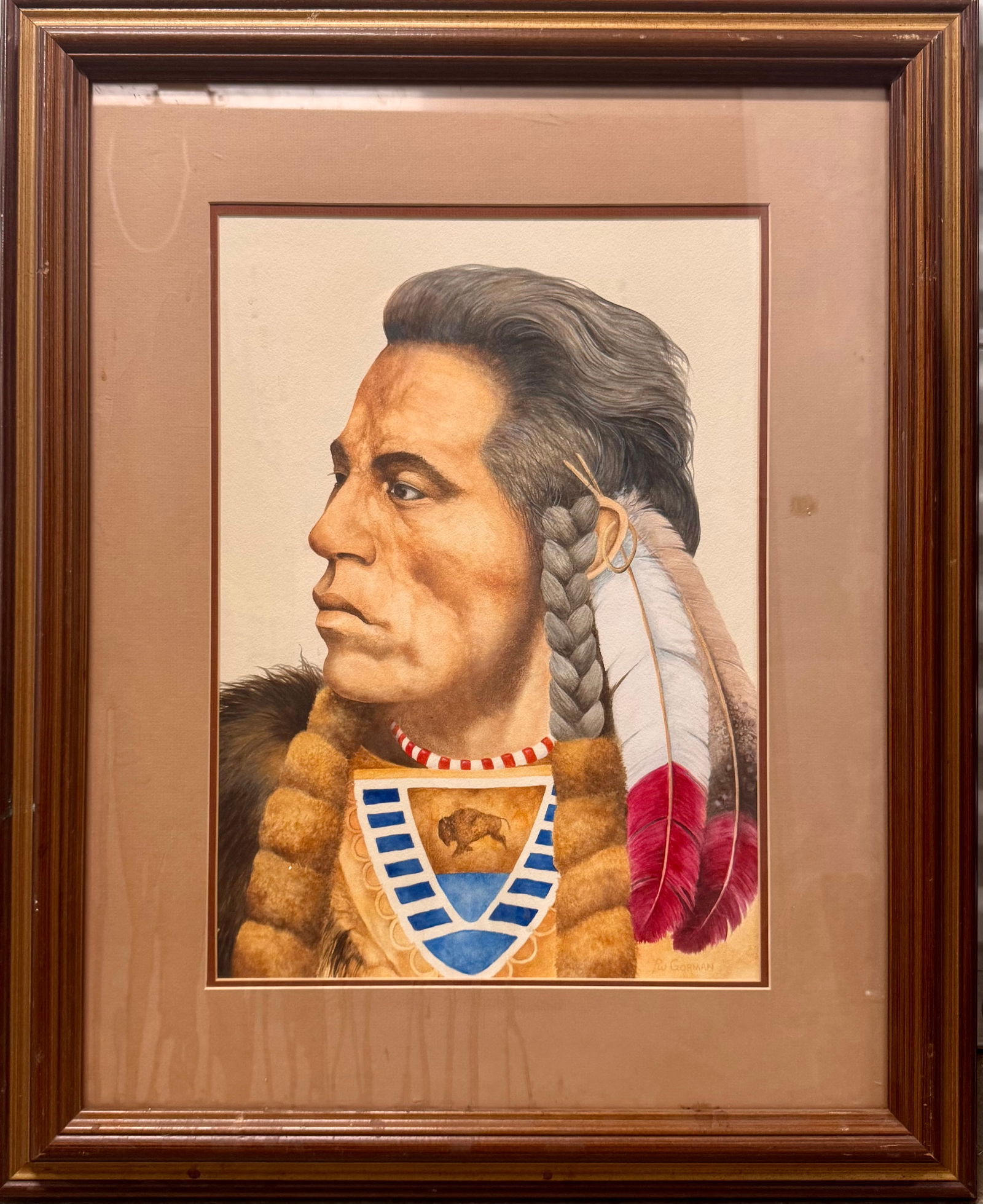 Vintage American Modernist Oil Painting (1 of 4)