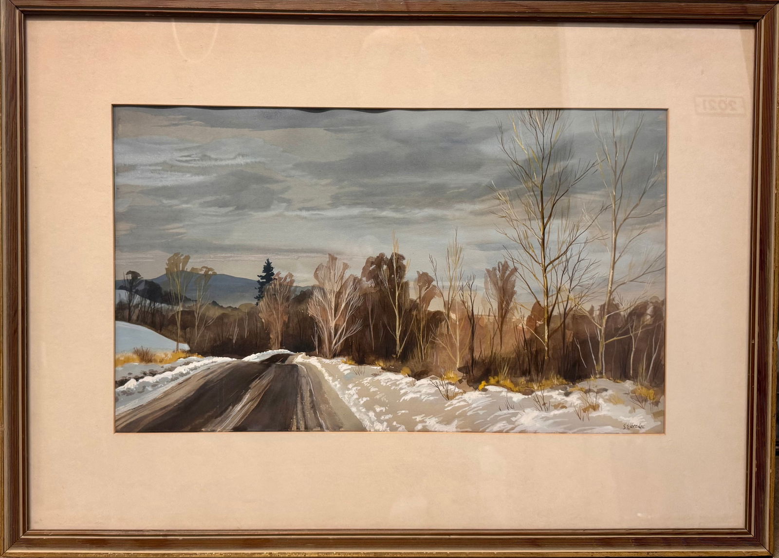 Vintage American Impressionist Vermont Landscape Stuart Eldredge Signed (1 of 6)