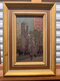 French Artist Gustave Leheutre Signed Watercolor Original