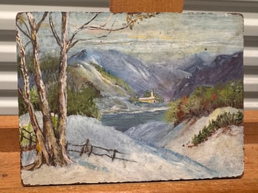 French Artist Surrealist Pastel Dancing Woman