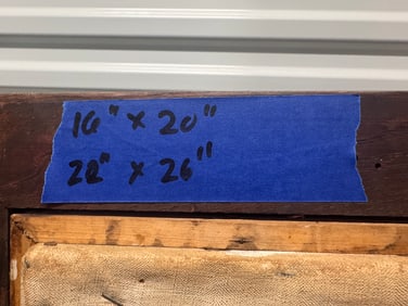 Abraham "Avi" Pariente, Israel artist Fauvist Oil Painting Signed#3