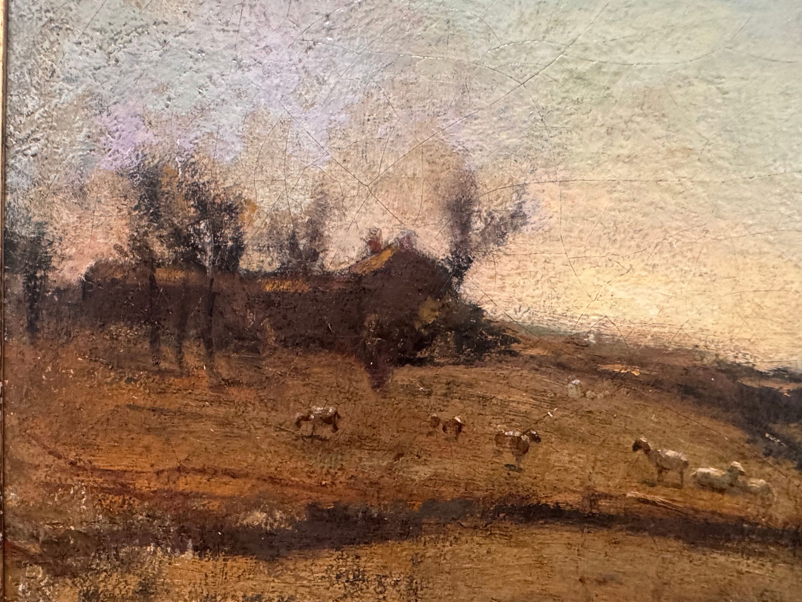 Vintage American California Impressionist Winter Mountains Arthur J. Stephens Oil Painting Signed (1 of 5)