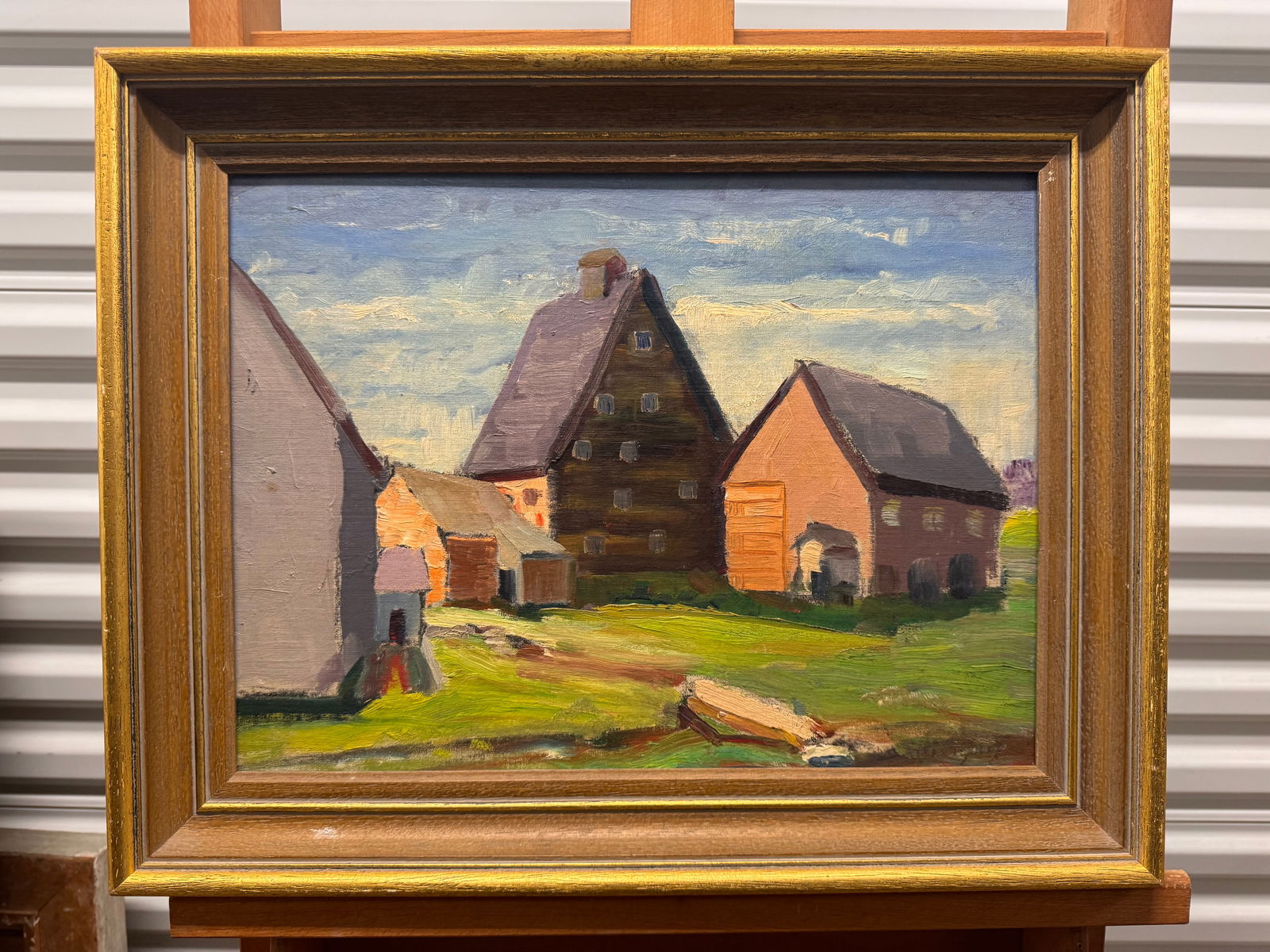 Vintage Impressionist Landscape Oil Painting Signed Mystery (1 of 5)