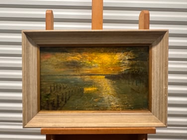 American Artist Still Life Oil on Paper