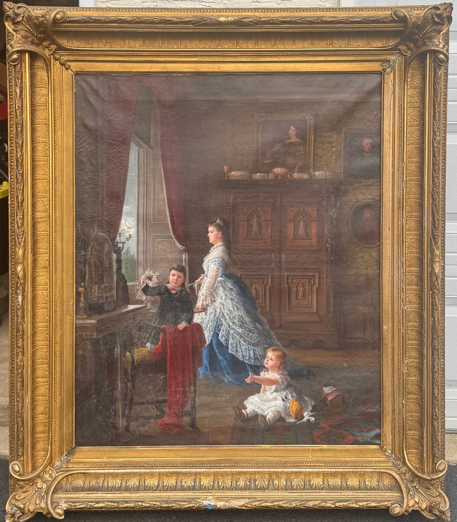 Museum Quality Antique 19th Century Norewegian Artist Mathilde Dietrichson Signed 1873 (1 of 9)