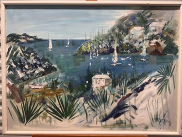 Original Oil Painting Bermuda Signed Alfred Birdsey