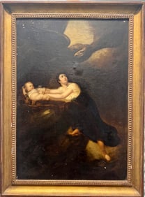 Important 18th 19th Century Scottish Artist Sir John Watson Gordon Oil Painting Signed