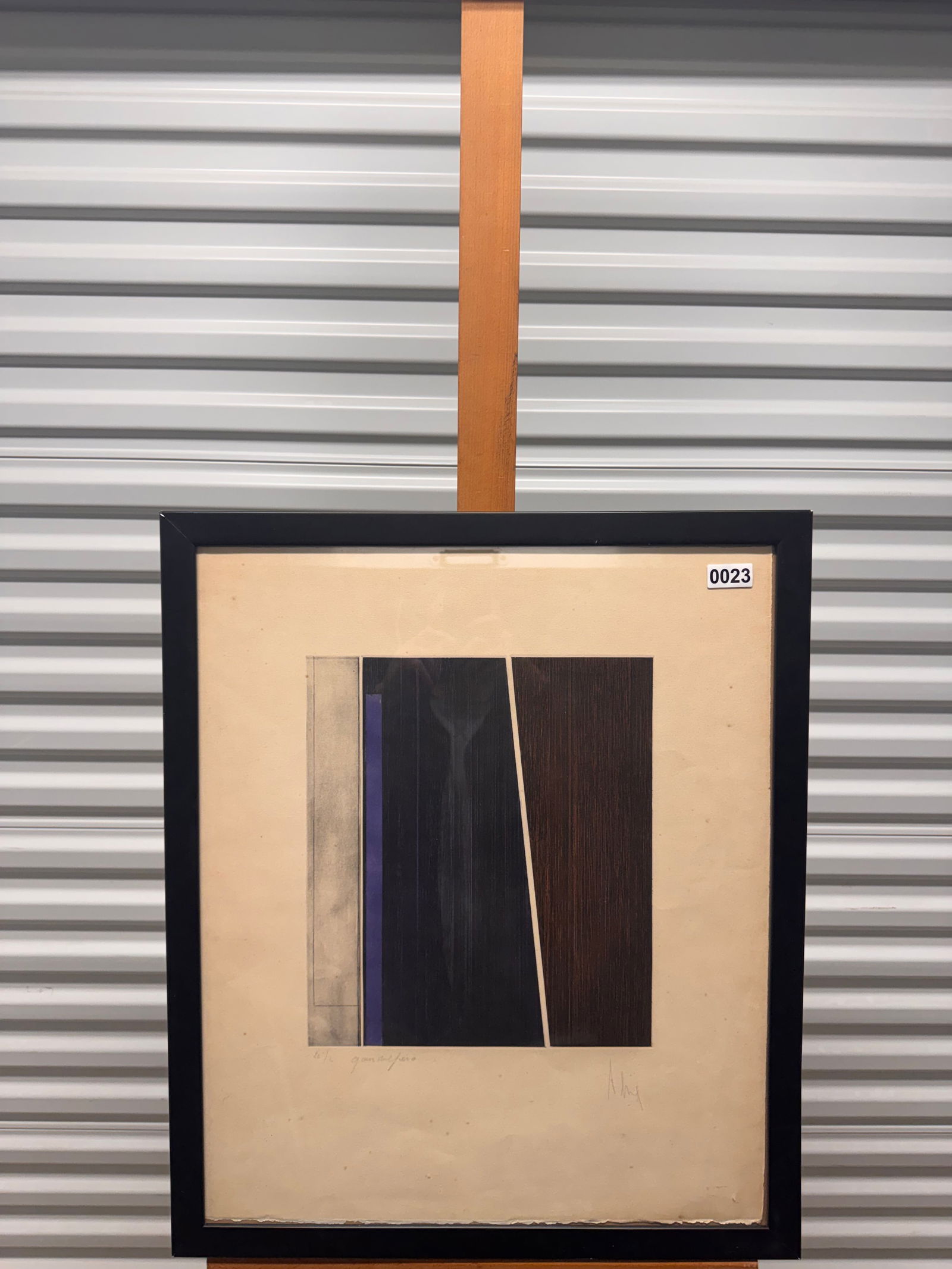 Vintage Mid Century Modern Aquatint Belgium French Luc Peire Gandolfiero Signed: Vintage Mid Century Modern Aquatint Belgium Luc Peire Gandolfiero Signed, 1966, 2/20, Visual artist Luc Peire (°Bruges 1916 – †Paris 1994) evolved from expressionism (in the wake of Constant Perm